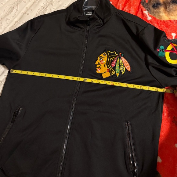 Chicago Blackhawks Black Varsity Jacket - Picture 10 of 10